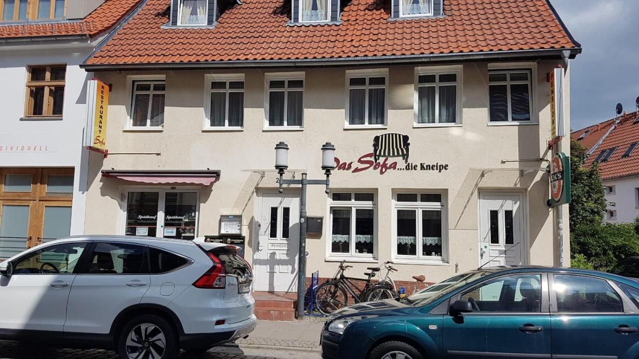 Das Sofa Restaurant-Hotel-Spaetkauf Greifswald Buitenkant foto